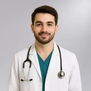KT White Lab Coat Dr Suit